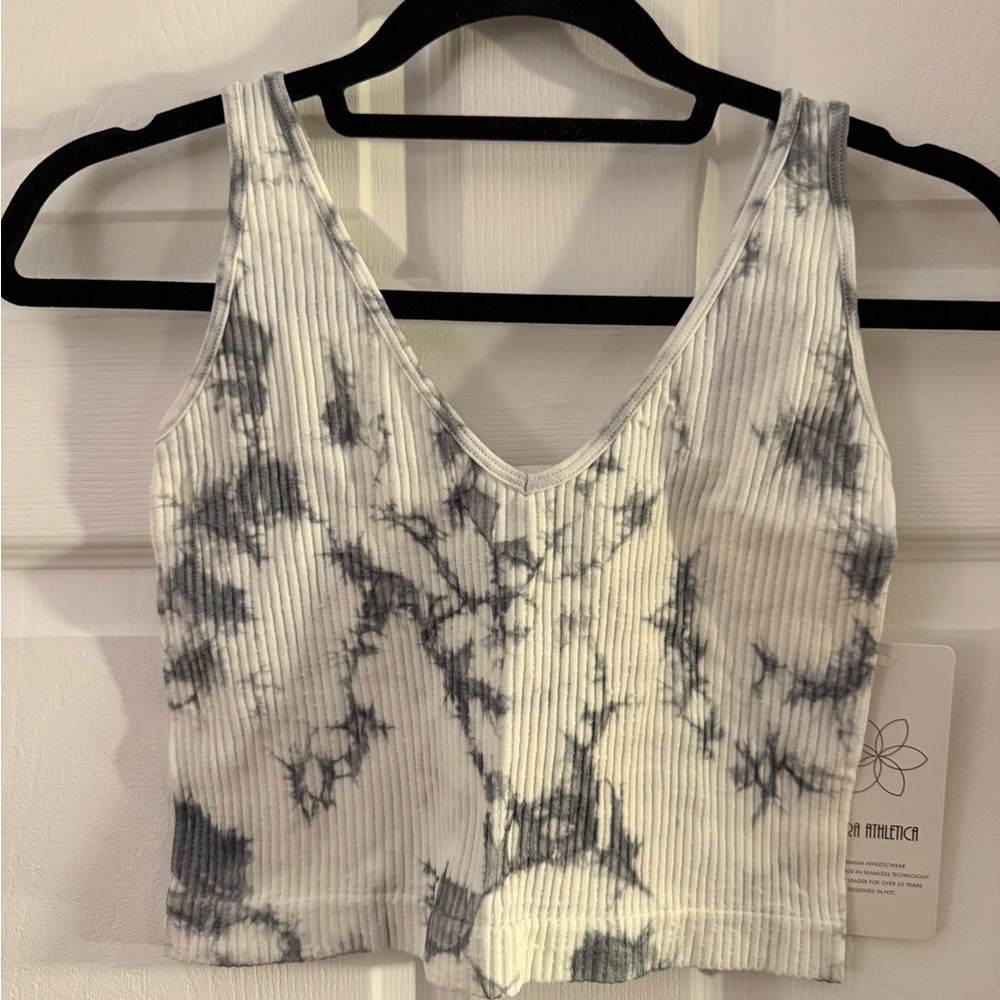 Aura of Tie-Dye Ribbed Women's Top